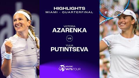 WTA Tour. Miami Open. Азаренко остановилась в 1\2 | ВИДЕО - Мировой теннис