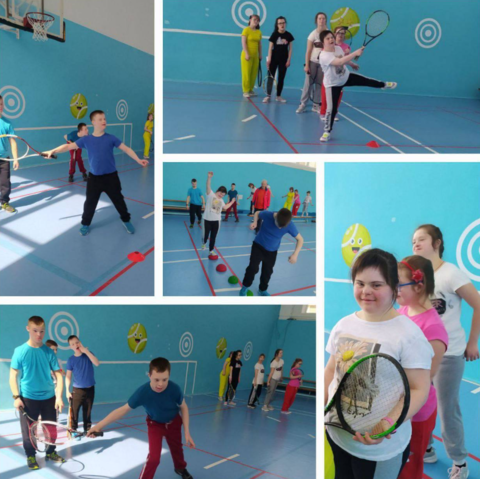 Воспитанники детского дома-интерната выражают благодарность РЦОП по теннису!
