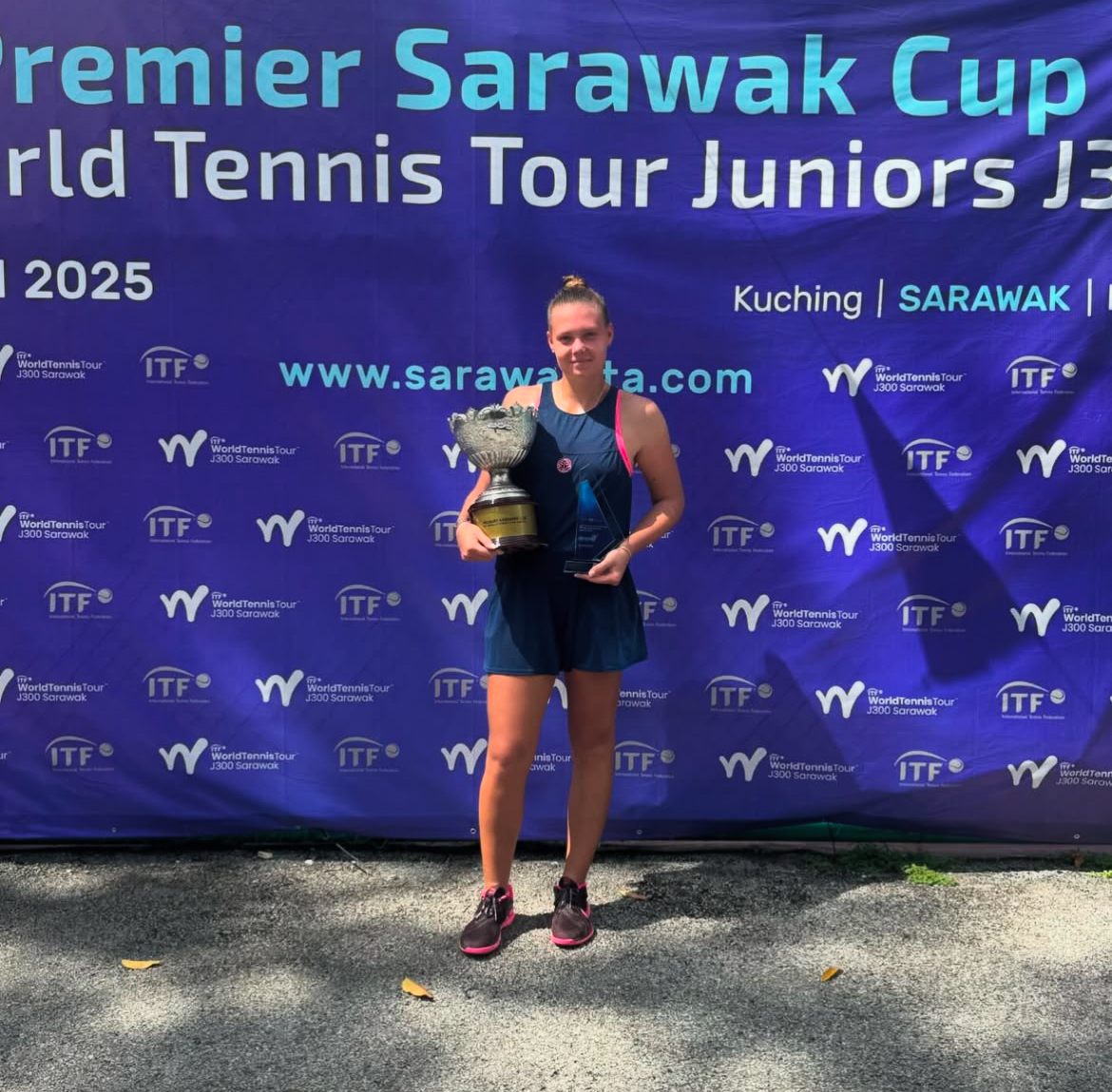 Юлия Перепехина — абсолютная чемпионка турнира ITF J300 в Кучинге!