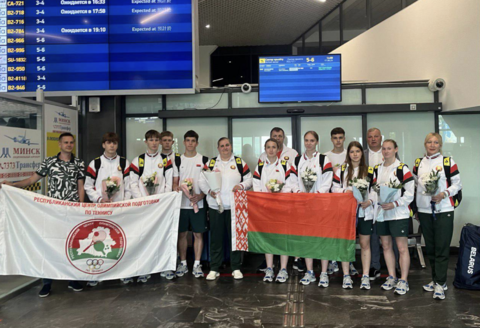 Сборная команда Республики Беларусь по теннису настольному вернулась из Казани