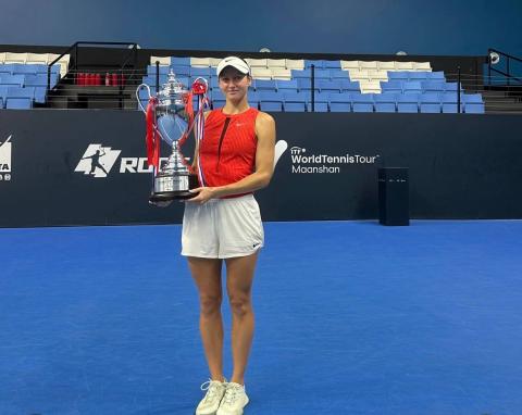 Белорусская теннисистка Анна Кубарева победительница ITF W15 в Мааньшани!