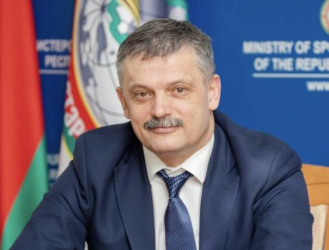 РЦОП по теннису поздравляет Сергея Ковальчука Министра спорта Республики Беларусь