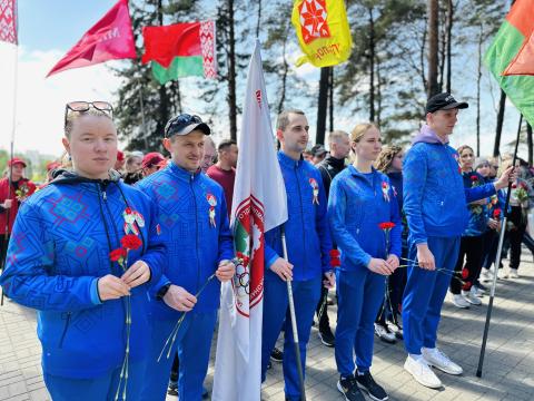6 мая сотрудники РЦОП по теннису приняли участие в патриотическом велопробеге «Дорогами памяти в Центральном»