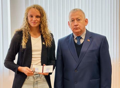 Александра Бающенко — Мастер спорта Республики Беларусь по теннису!