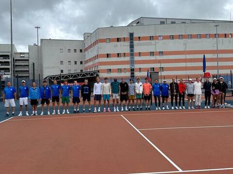Церемония открытия Открытого чемпионата Беларуси по теннису (мужчины, женщины)