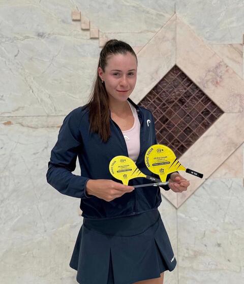 Эвелина Ласкевич удачно выступила на теннисном турнире ITF