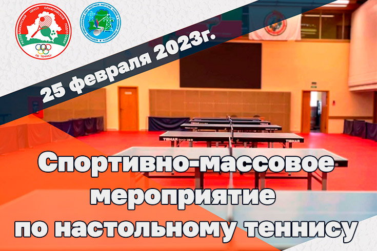 Спортивно-массовое мероприятие  по настольному теннису