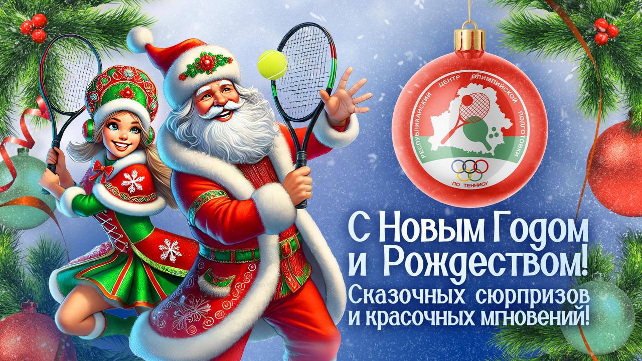 Поздравление с наступающим Новым годом и Рождеством Христовым!