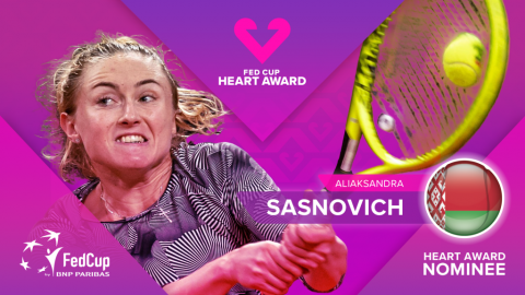 FED CUP HEART AWARD. Александра Саснович номинирована на премию Кубка Федерации - Мировой теннис