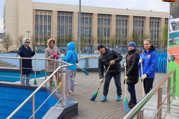 Коллектив Центра принял участие в Республиканском субботнике