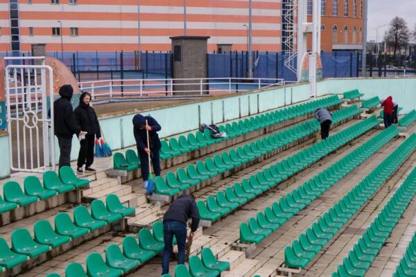 Коллектив Центра принял участие в Республиканском субботнике