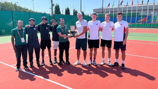 Сегодня на Играх БРИКС сборная Беларуси по теннису среди мужчин и женщин выиграли свои матчи