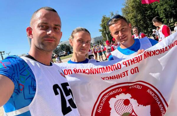 Представители РЦОП по теннису приняли участие в забеге