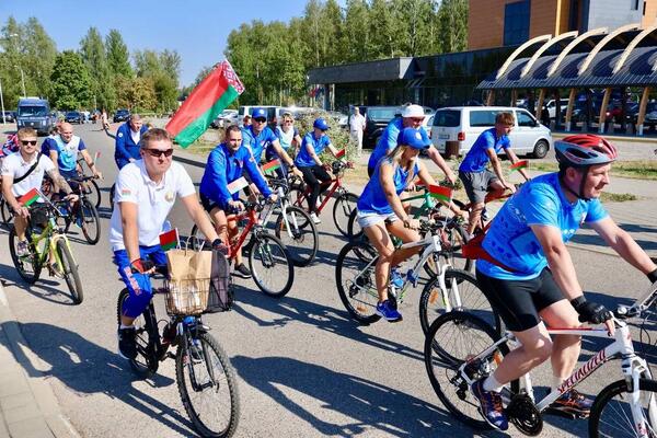 Участие в патриотическом велопропеге