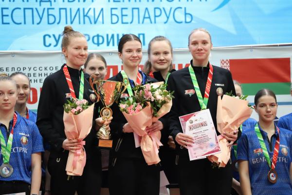 Завершился Командный Чемпионат Республики Беларусь по теннису настольному, высшая лига, суперфинал!