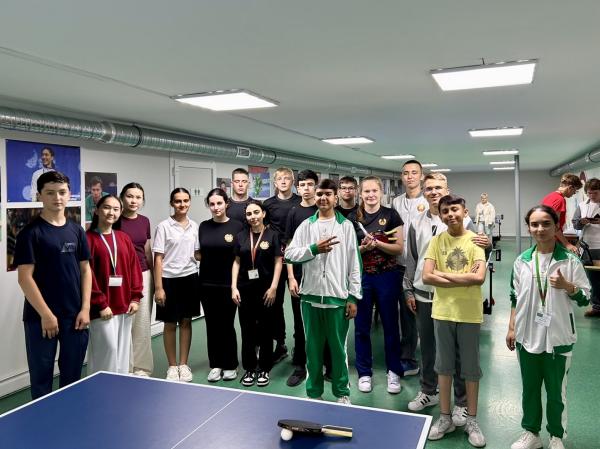 Спортсмены-учащиеся Центра провели соревнования по теннису настольному в рамках спортивно-массового фестиваля «Дети Содружества» в Зубренке