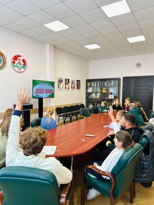 В Центре состоялась интеллектуальная викторина-квиз в рамках учебно-тренировочного сбора