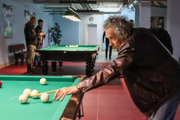 Торжественное открытие новой бильярдной комнаты