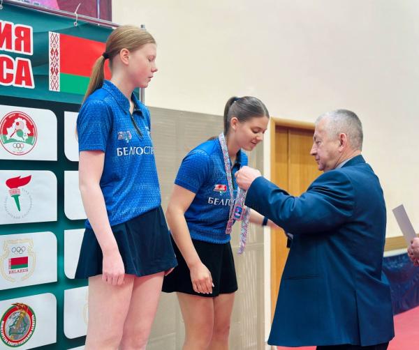 Завершилось Первенство Республики Беларусь по теннису настольному среди юниоров и юниорок 2007 года рождения и моложе