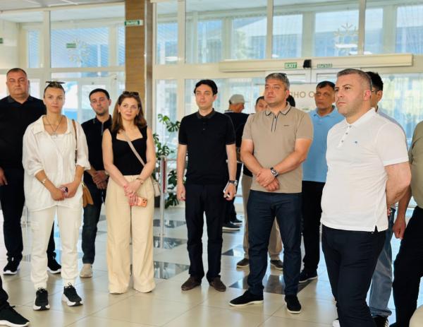 Международное сотрудничество: гости из Баку на кортах Минска