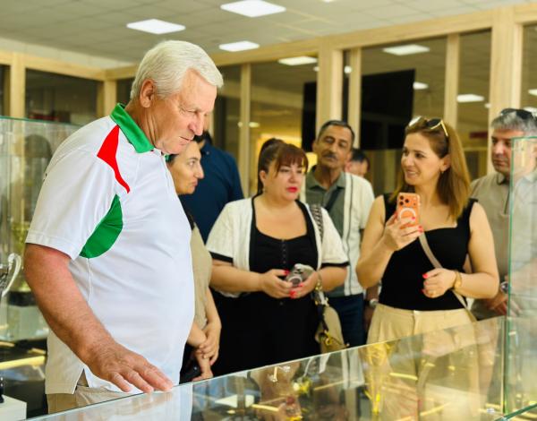 Международное сотрудничество: гости из Баку на кортах Минска