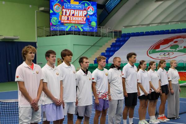 На базе Центра состоялось торжественное открытие турнира на призы «РЦОП по теннису» среди мужчин и женщин